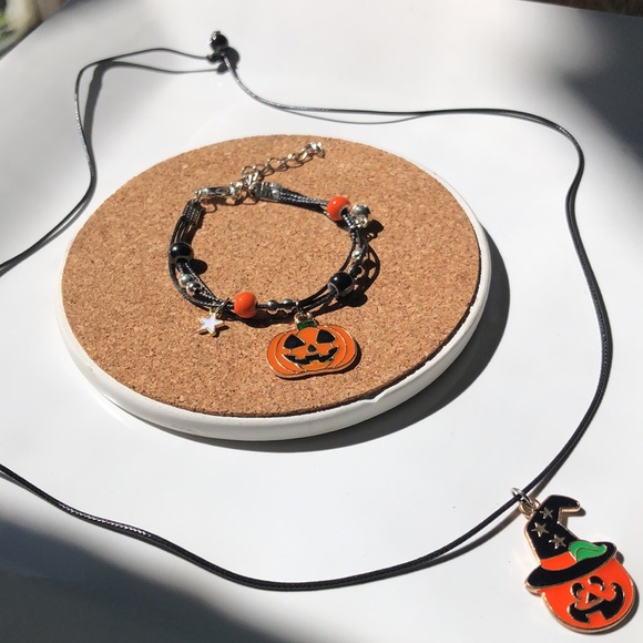 Jack o Lantern Jewelry - Picture 1 of 6